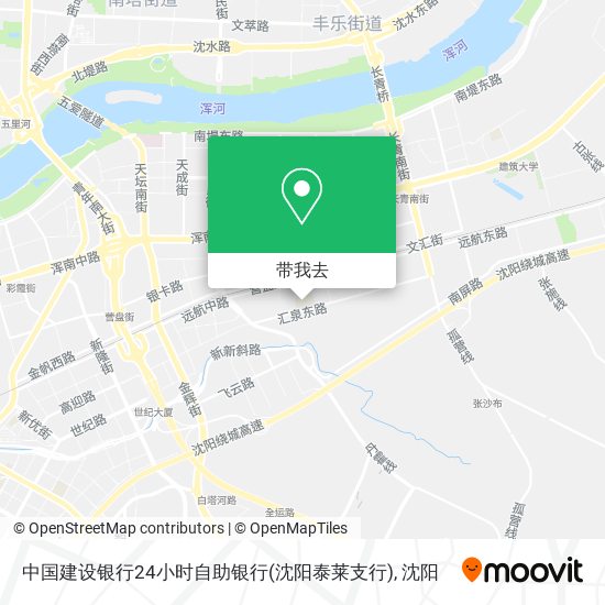 中国建设银行24小时自助银行(沈阳泰莱支行)地图