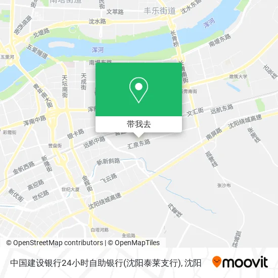 中国建设银行24小时自助银行(沈阳泰莱支行)地图