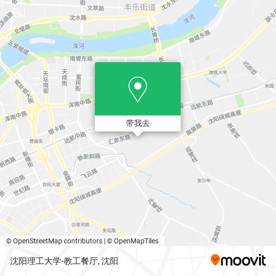 沈阳理工大学-教工餐厅地图