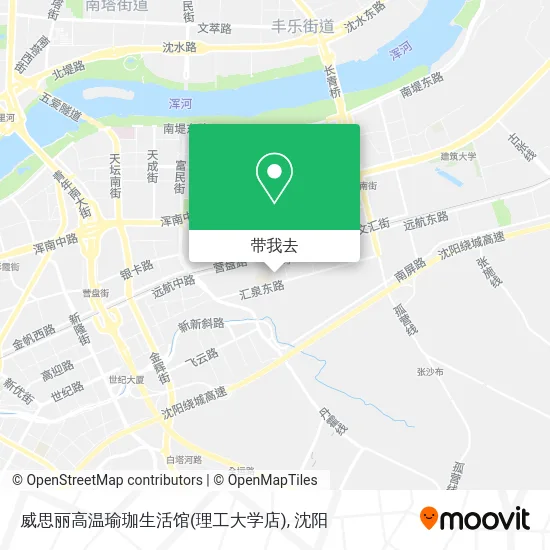威思丽高温瑜珈生活馆(理工大学店)地图