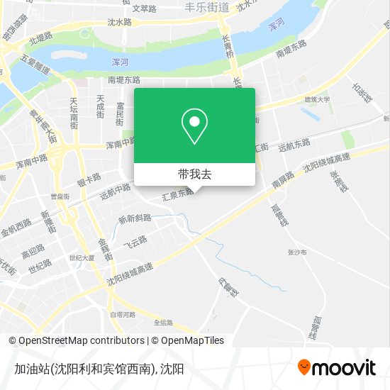 加油站(沈阳利和宾馆西南)地图
