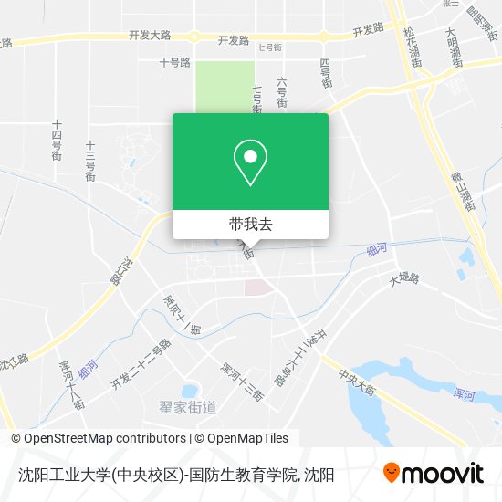 沈阳工业大学(中央校区)-国防生教育学院地图