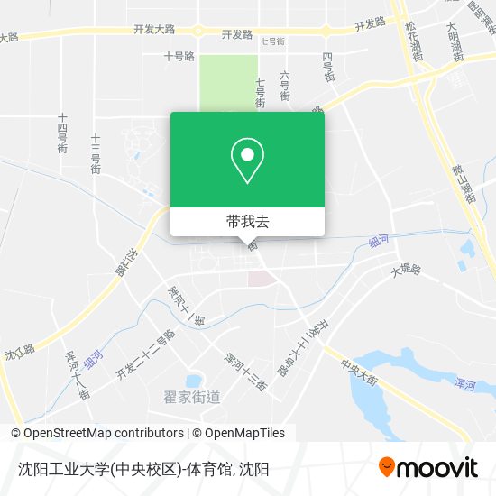 沈阳工业大学(中央校区)-体育馆地图
