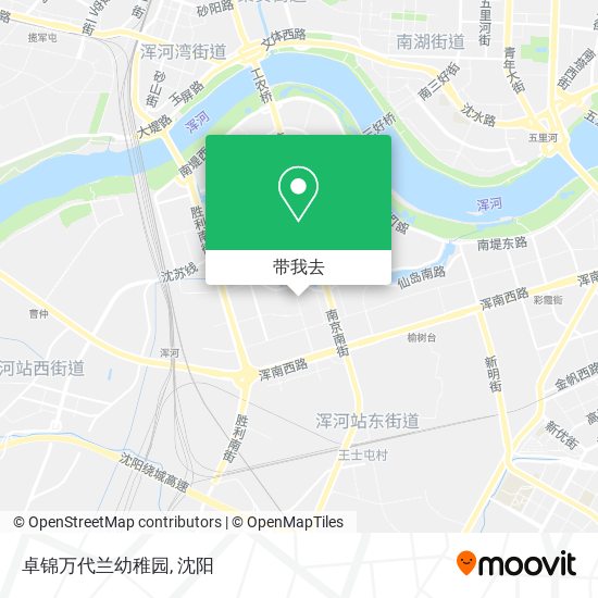 卓锦万代兰幼稚园地图