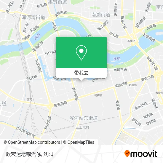 欣宏运老穆汽修地图