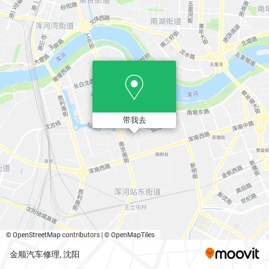 金顺汽车修理地图