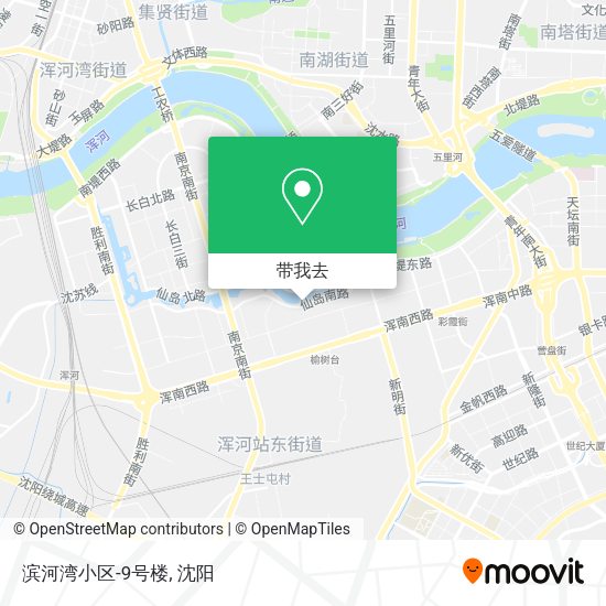 滨河湾小区-9号楼地图
