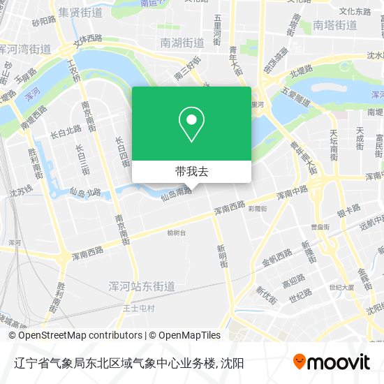 辽宁省气象局东北区域气象中心业务楼地图