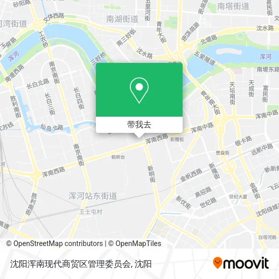 沈阳浑南现代商贸区管理委员会地图
