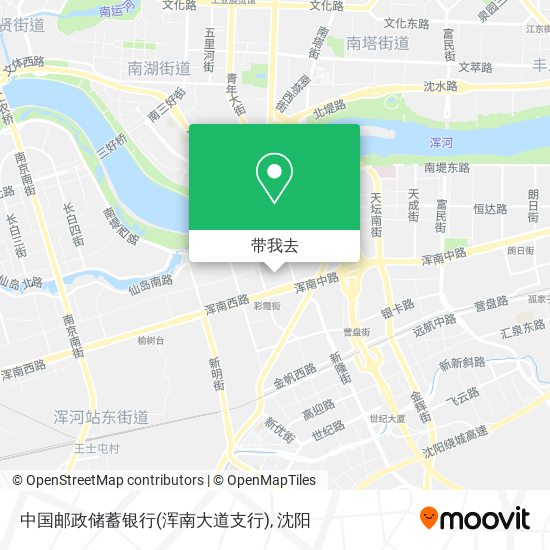 中国邮政储蓄银行(浑南大道支行)地图