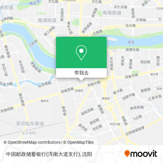 中国邮政储蓄银行(浑南大道支行)地图