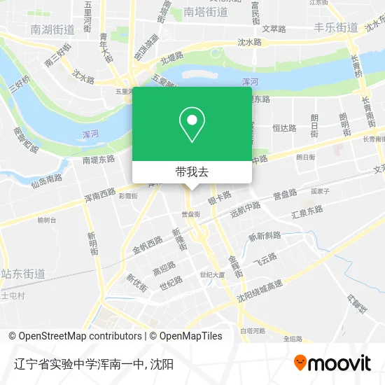 辽宁省实验中学浑南一中地图