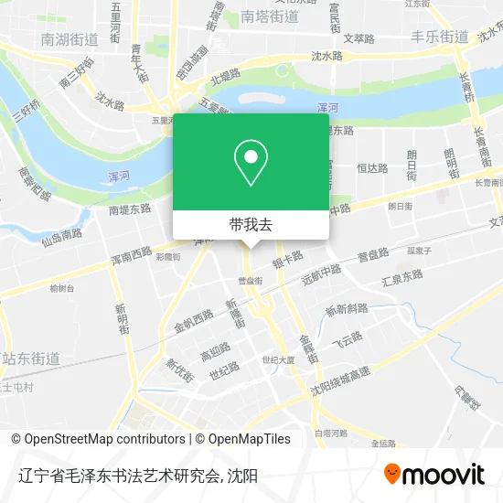 辽宁省毛泽东书法艺术研究会地图