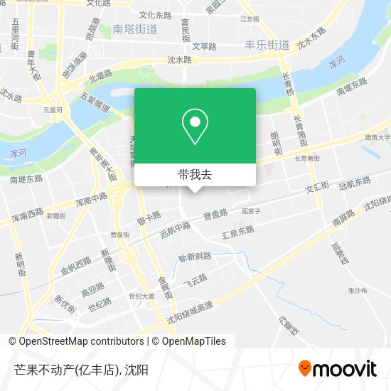 芒果不动产(亿丰店)地图