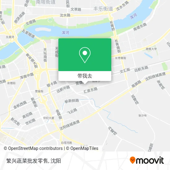 繁兴蔬菜批发零售地图