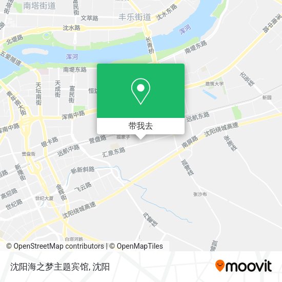 沈阳海之梦主题宾馆地图