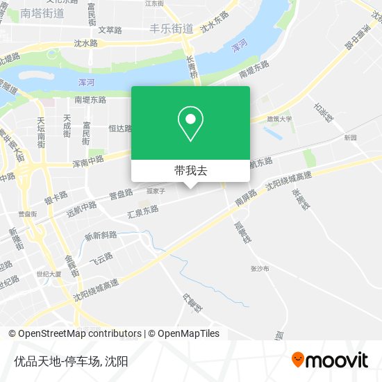 优品天地-停车场地图