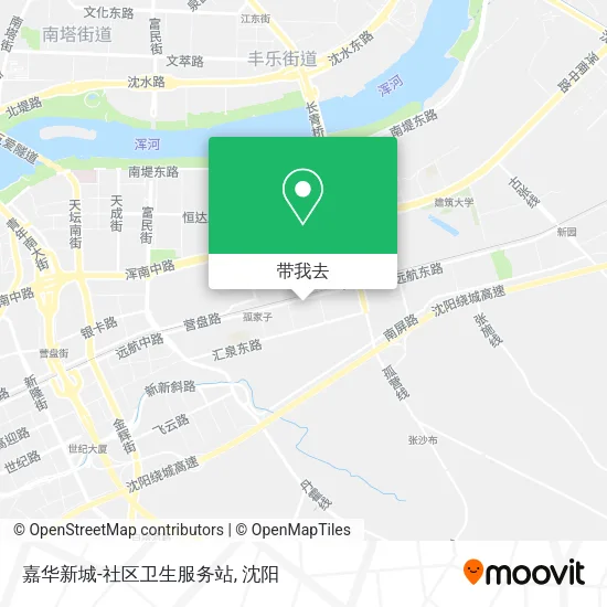 嘉华新城-社区卫生服务站地图