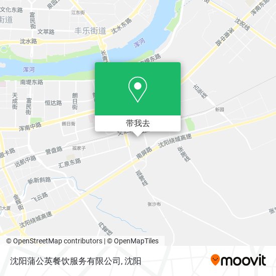 沈阳蒲公英餐饮服务有限公司地图