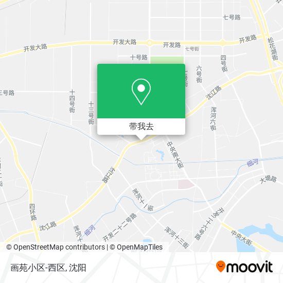 画苑小区-西区地图