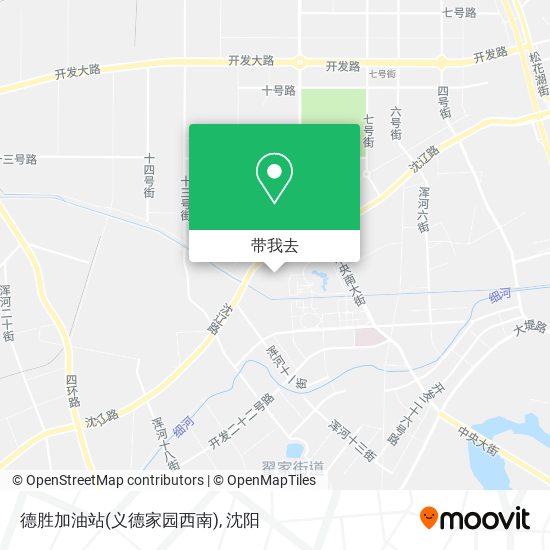 德胜加油站(义德家园西南)地图