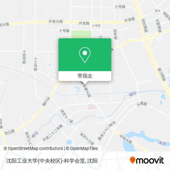 沈阳工业大学(中央校区)-科学会堂地图