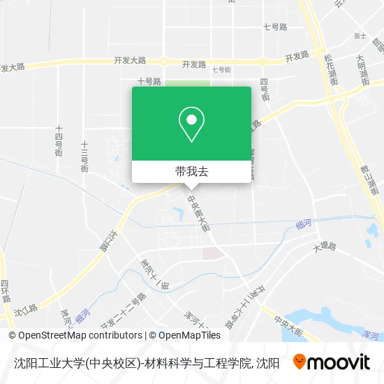 沈阳工业大学(中央校区)-材料科学与工程学院地图