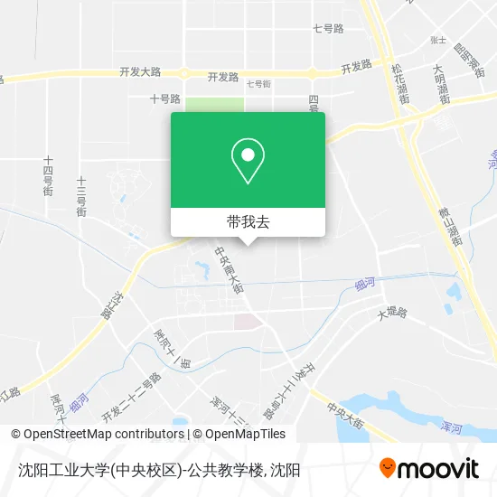 沈阳工业大学(中央校区)-公共教学楼地图