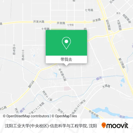 沈阳工业大学(中央校区)-信息科学与工程学院地图
