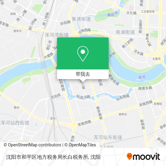 沈阳市和平区地方税务局长白税务所地图