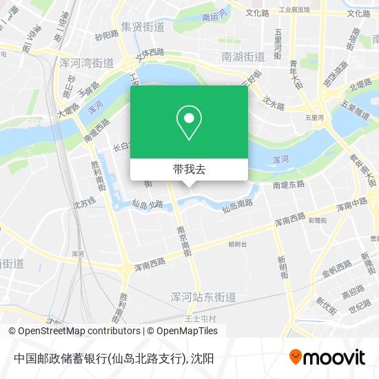 中国邮政储蓄银行(仙岛北路支行)地图