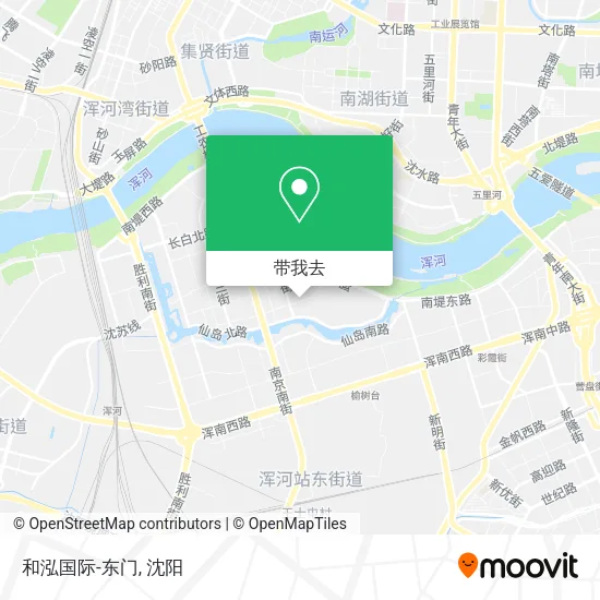 和泓国际-东门地图