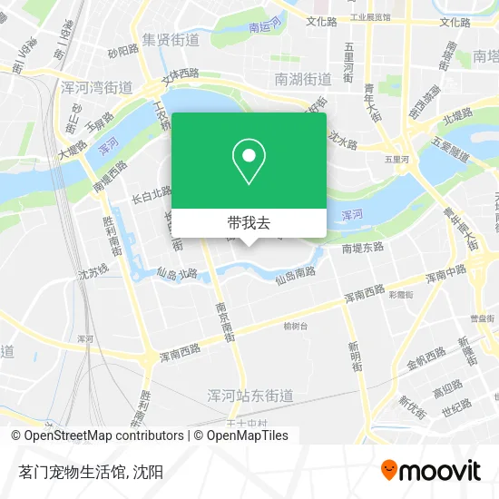 茗门宠物生活馆地图