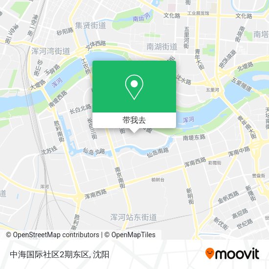中海国际社区2期东区地图