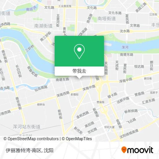 伊丽雅特湾-南区地图