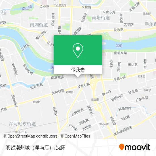 明哲潮州城（浑南店）地图