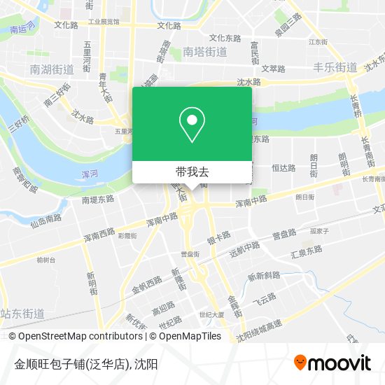 金顺旺包子铺(泛华店)地图