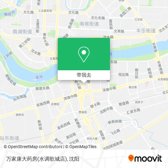 万家康大药房(水调歌城店)地图