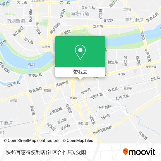 快邻百惠得便利店(社区合作店)地图