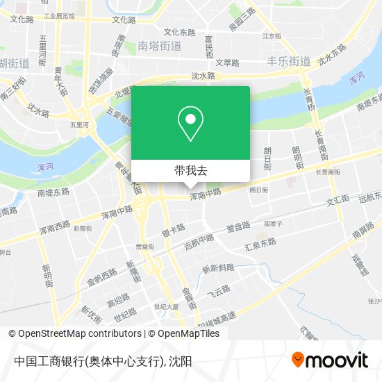 中国工商银行(奥体中心支行)地图