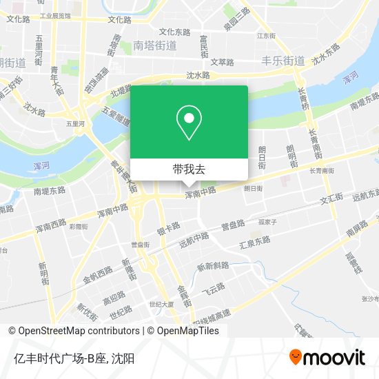亿丰时代广场-B座地图