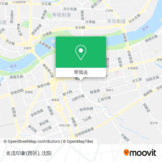 名流印象(西区)地图
