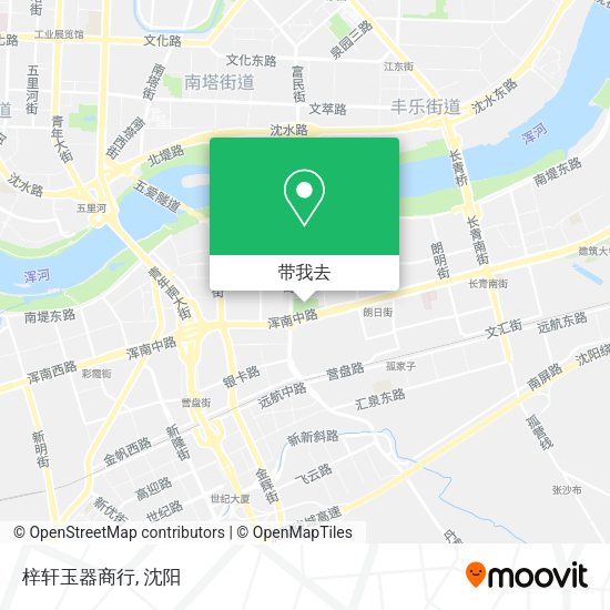 梓轩玉器商行地图