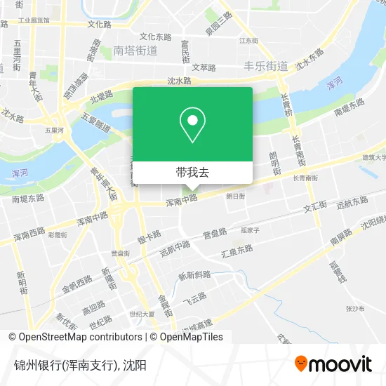 锦州银行(浑南支行)地图