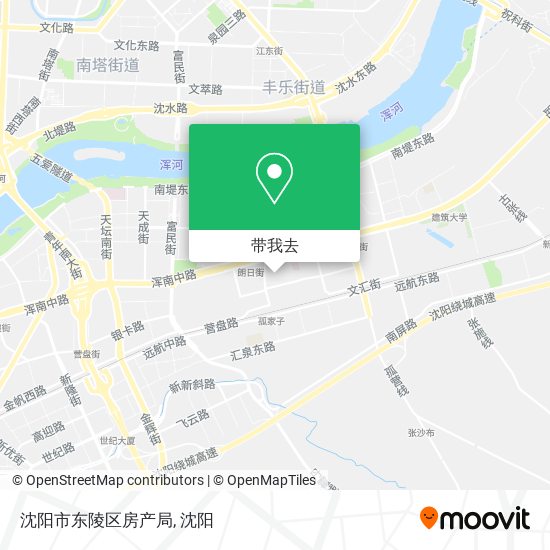 沈阳市东陵区房产局地图