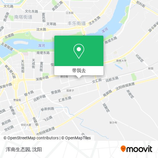 浑南生态园地图