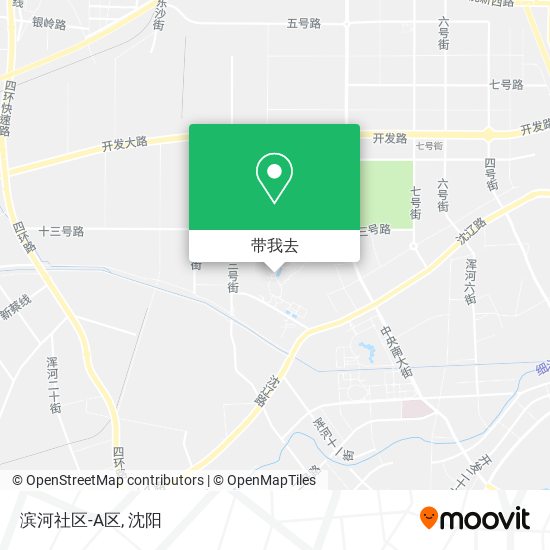 滨河社区-A区地图