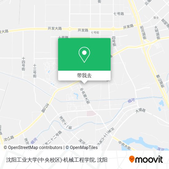 沈阳工业大学(中央校区)-机械工程学院地图
