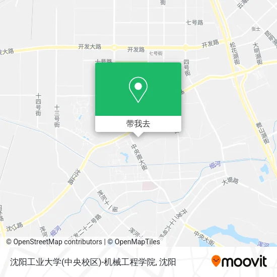 沈阳工业大学(中央校区)-机械工程学院地图