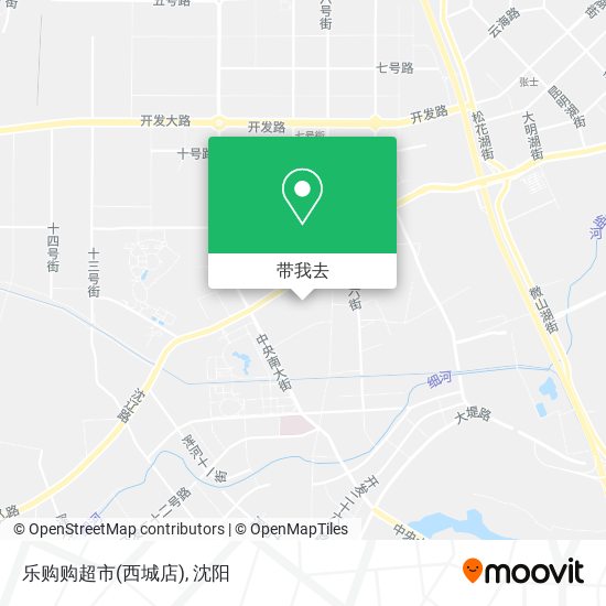 乐购购超市(西城店)地图